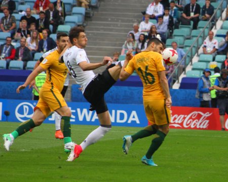 Сборная Германии обыграла Австралию на Кубке Конфедераций со счётом 3:2