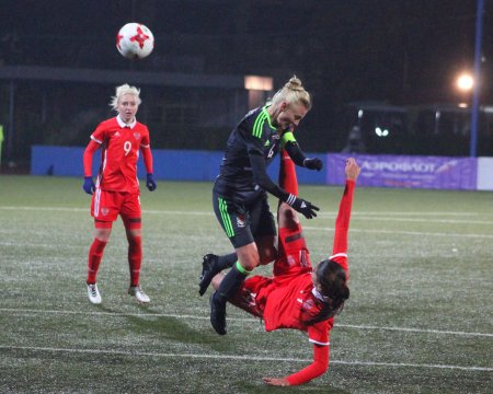 Женская сборная России по футболу не смогла обыграть Уэльс сыграв со счетом 0:0