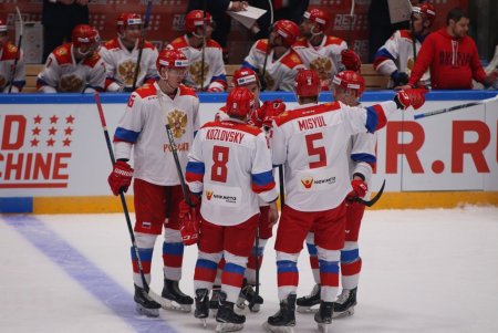 сборная России по хоккею, фото: Максим Константинов, P1spb.ru