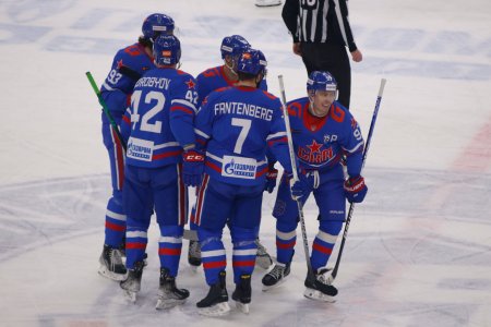 Хоккеисты СКА, фото: Максим Константинов, P1spb.ru